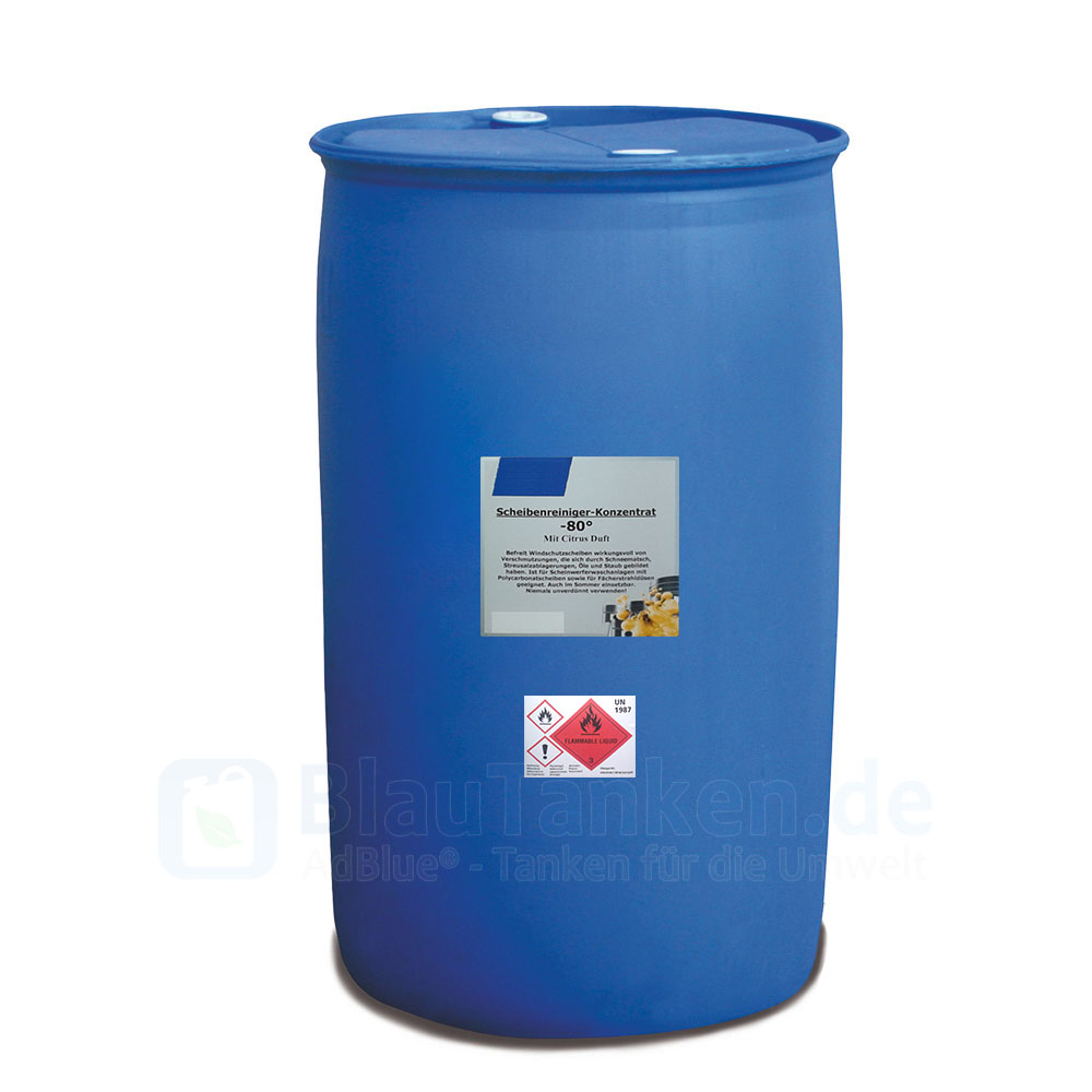 Scheibenfrostschutz Konzentrat gebrauchsfertig -30°C Winter Scheibenreiniger Auto, 200 Liter Fass